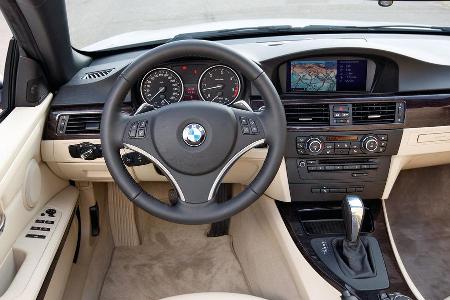 BMW 335i Cabriolet, Cockpit