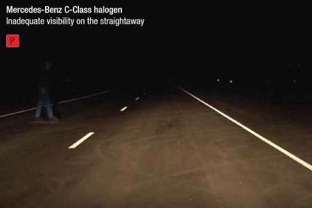 IIHS-Lichttest 2016, Scheinwerfer-Test
