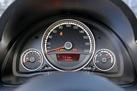 VW Up Ecofuel high up BMT, Rundinstrumente