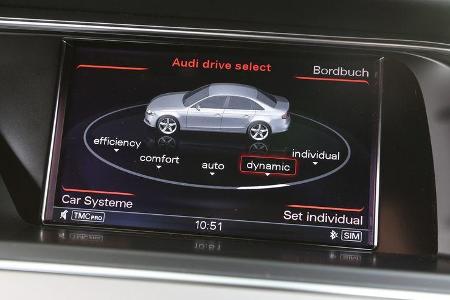 Audi S4 3.0 TFSI, Fahrwerkeinstellung, Bordcomputer