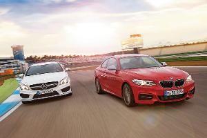 BMW M235i gegen Mercedes CLA 45 AMG