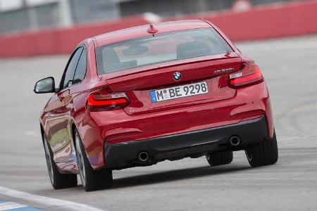 BMW M235i, Heckansicht