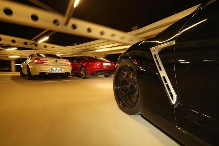 BMW M6 Competition-Paket, Jaguar F-Type R AWD, Nissan GT-R Track Edition