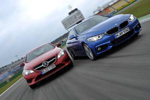BMW 435i Coupé und Mercedes E400 Coupé