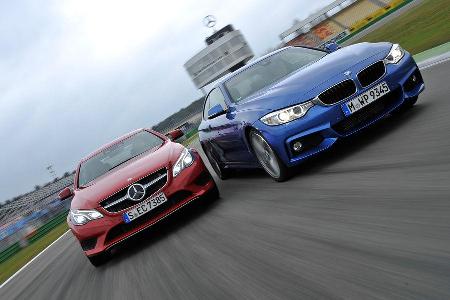 BMW 435i Coup, Mercedes E 400 Coup, BMW 435i Coup, Mercedes E 400 Coup,
