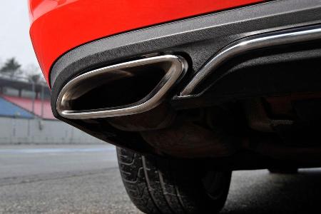 Mercedes E 400 Coup, Auspuff, Endrohr