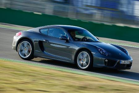 Porsche Cayman S, Seitenansicht