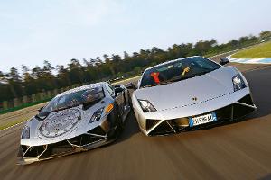 Lamborghini Gallardo Squadra Corse trifft Super Trofeo