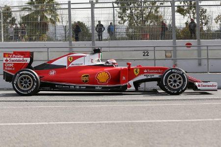 Ferrari SF16-T - F1 2016 - Profil