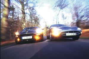Doppeltest Aston Martin DB7 gegen Jaguar XK8 Coupé