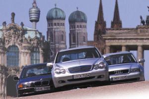 Audi A4 2.4, BMW 323i und Mercedes C&nbsp;240