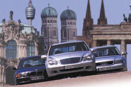 Audi A4 2.4, BMW 323i und Mercedes C 240