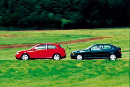 Doppeltest Audi A3 1.8 T gegen BMW 318 ti Compact Doppeltest Audi A3 1.8 T gegen BMW 318 ti Compact