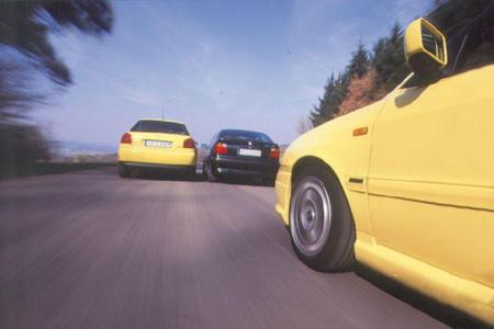 Audi A3 1.8T, BMW 323 ti Compact, Lancia Delta HPE 2.0 Audi A3 1.8T, BMW 323 ti Compact, Lancia Delta HPE 2.0