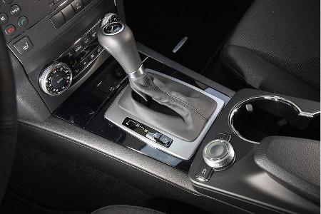 Der Test-GLK ist serienmäßig mit einer Siebenstufen-Automatik ausgestattet.