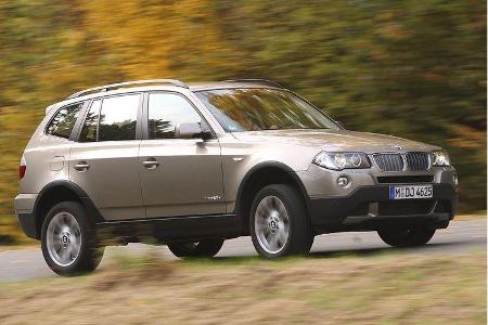 Der X3 lässt sich BMW-typisch sehr dynamisch bewegen und erfreut mit einer präzisen Lenkung, ...