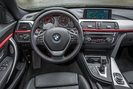 BMW 335i GT, Cockpit, Lenkrad