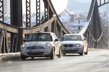 Mini Cooper D, BMW 116d