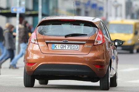 Ford Fiesta 1.0 Ecoboost Start-Stopp Titanium, Heckansicht