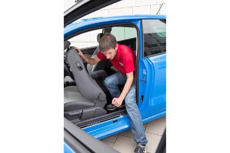 VW Polo 1.4 TDI Blue Motion, Fondsitz, Aussteigen