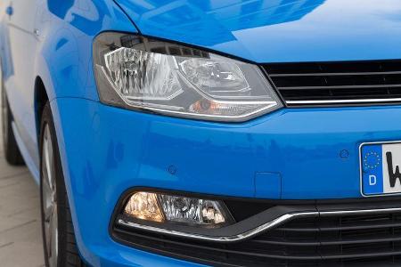 VW Polo 1.4 TDI Blue Motion, Frontscheinwerfer