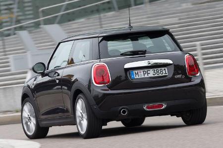 Mini One D, Heckansicht