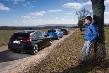 Peugeot 308 GT, Citron DS4, Renault Mgane, Stefan Helmreich