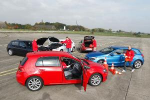 Golf, V40, 1er, A3 und A-Klasse im Test