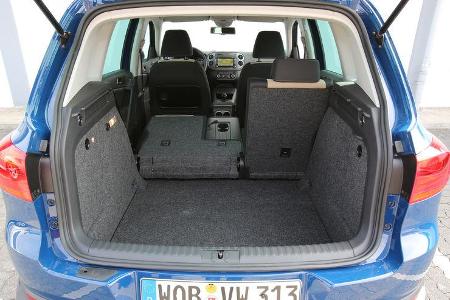 VW Tiguan 2.0 TDI BMT, Kofferraum, Rücksitz, Umklappen