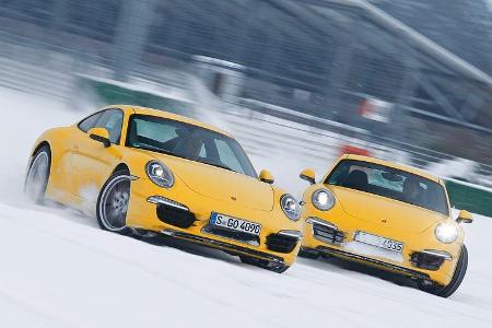 Porsche 911 Carrera S, Porsche 911 Carrera 4S, Frontansicht Porsche 911 Carrera S, Porsche 911 Carrera 4S, Frontansicht