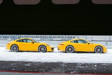Porsche 911 Carrera S, Porsche 911 Carrera 4S, Seitenansicht