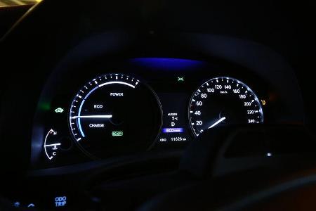 Lexus GS 450h, Tacho, Rundinstrumente
