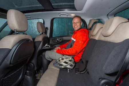 Fiat 500L 0.9 Twinair Lounge, Rücksitz, Beinfreiheit