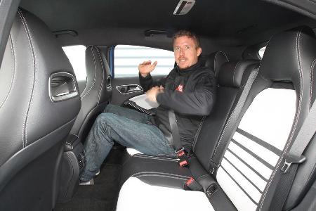 Mercedes A-Klasse, Rcksitz, Beinfreiheit
