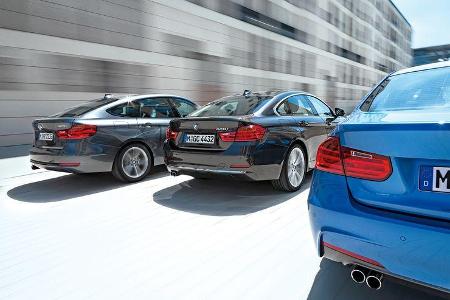 BMW 328i, BMW 428i Gran Coupé, BMW 328i Gran Turismo, Heckansicht