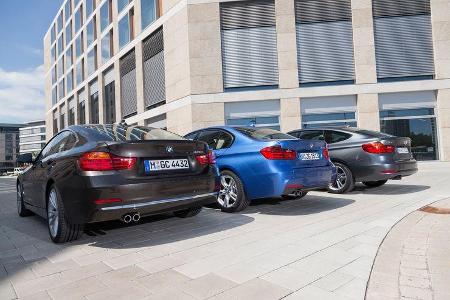BMW 328i, BMW 428i Gran Coupé, BMW 328i Gran Turismo, Heckansicht