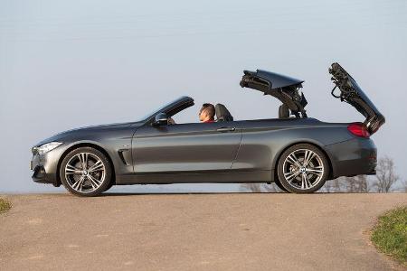 BMW 428i Cabrio, Verdeck öffnet