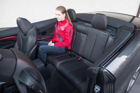 BMW 428i Cabrio, Fondsitz, Beinfreiheit