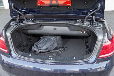 Mercedes E 300 Cabrio, Kofferraum