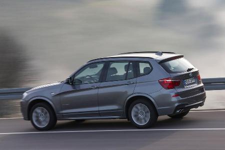 BMW X3 35d x-Drive, Seitenansicht
