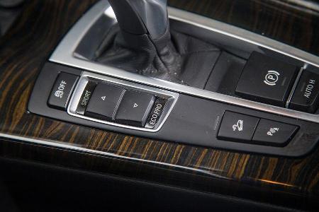 BMW X3 35d x-Drive, Schaltknauf, Bedienelemente