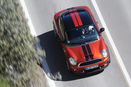 Mini Cooper SD Coupé, von oben