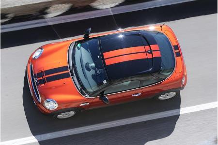 Mini Cooper SD Coupé, von oben