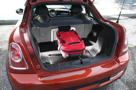 Mini Cooper SD Coupé, Kofferraum