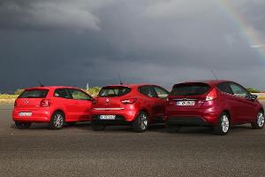 Ford Fiesta, Renault Clio und VW Polo im Vergleich