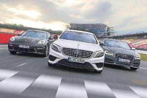 Audi S8, Mercedes S 63 AMG, Porsche Panamera Turbo