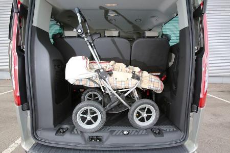 Ford Tourneo Custom, Kofferraum