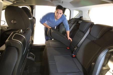 Ford B-Max 1.0 Ecoboost Titanium, Rücksitz, Umklappen