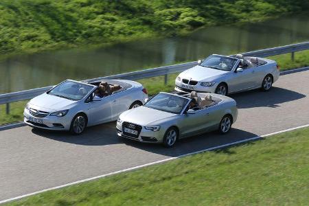 Audi A5 2.0 TFSI Cabrio, BMW 320i Cabrio, Opel Cascada 1.6 SIDI Turbo, Seite