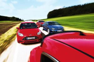 Ford Focus ST, Opel Astra OPC, Renault Mégane RS, VW Scirocco R